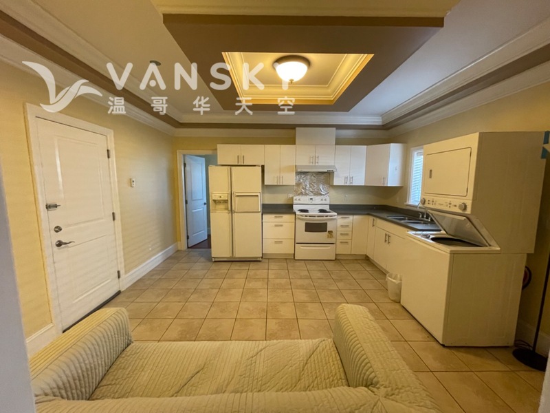 烈冶文5路及Cambie(好運來餐廳后街)独立屋樓下2房1厅出租