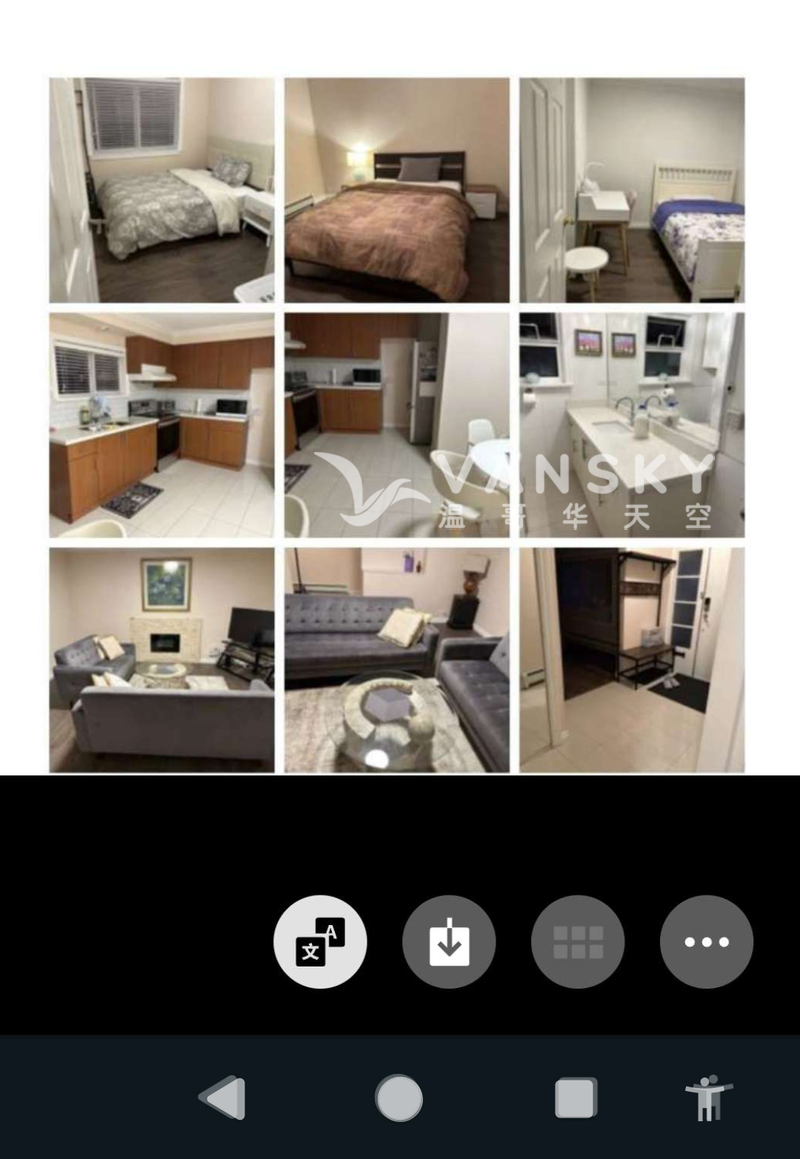 二层独立屋二楼出租含三间设施齐全卧室