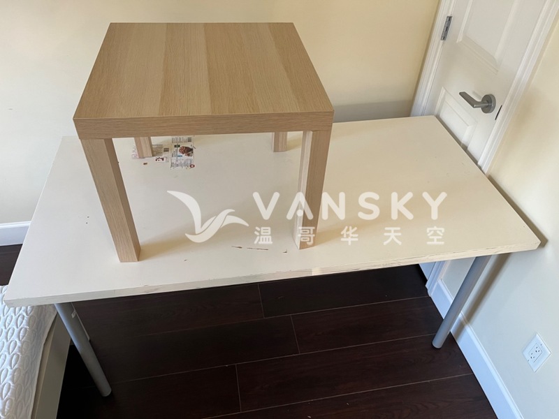 桌子 晾衣杆 burnaby自取