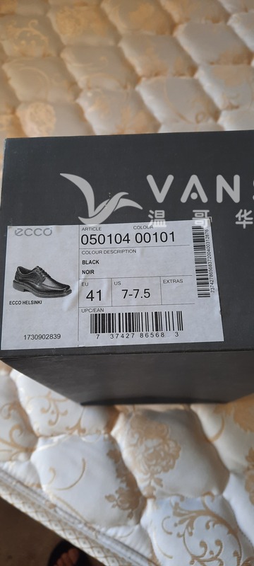 全新ecco男式皮鞋