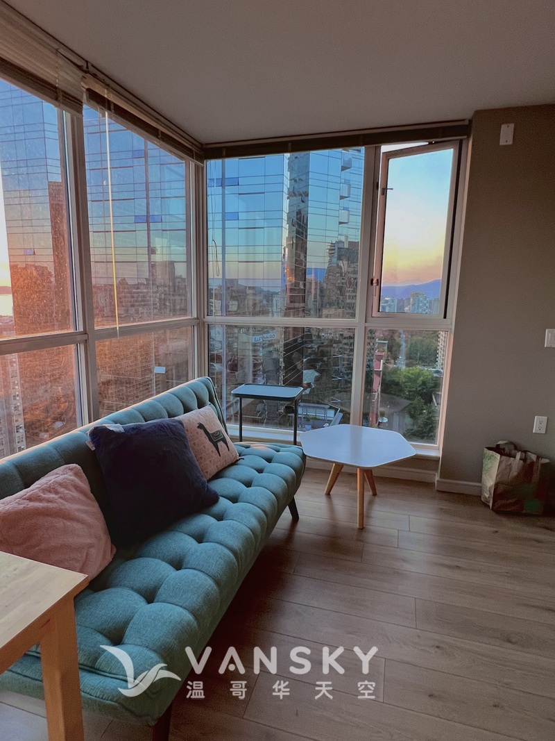 温哥华Downtown1室1厅1卫1Den整租