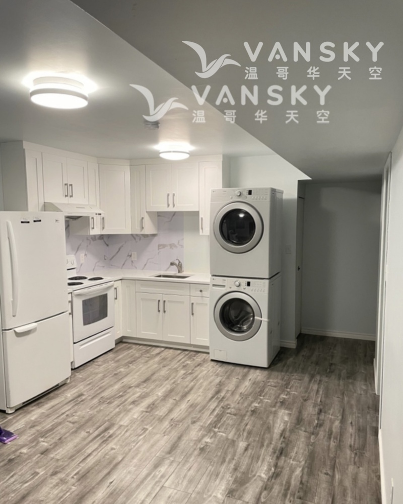 本拿比市中心平地两房一厅出租