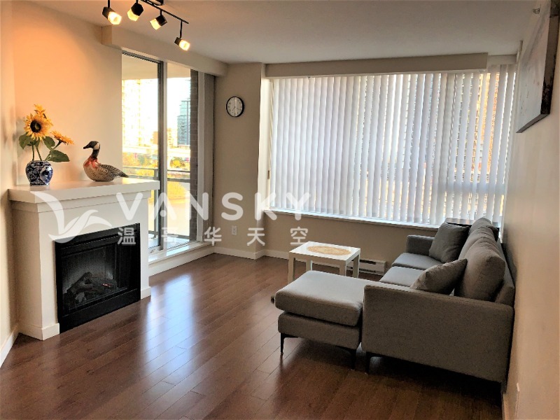 Burnaby公寓2b2b包家具可养猫，1车位+1 locker