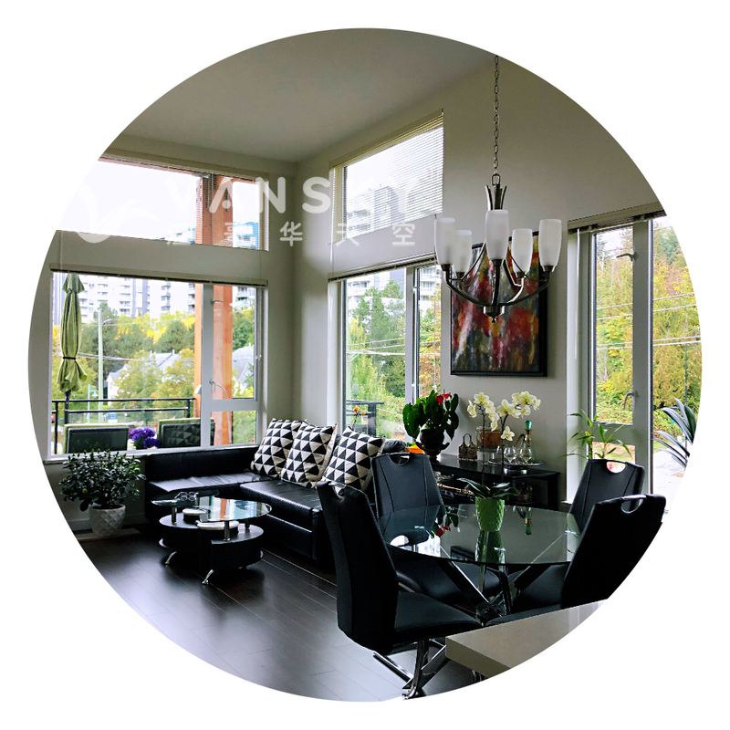 顶楼边角河景带家俱两室两卫加一书房高天花板公寓出租