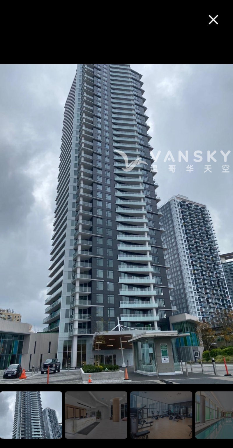 素里中心Park Boulevard高层一房一den