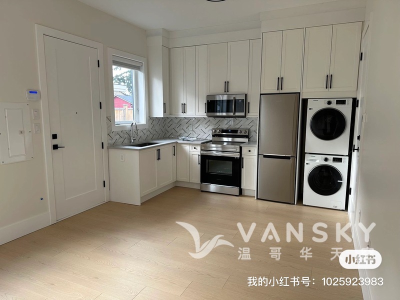 列治文单独出入一室一厅出租