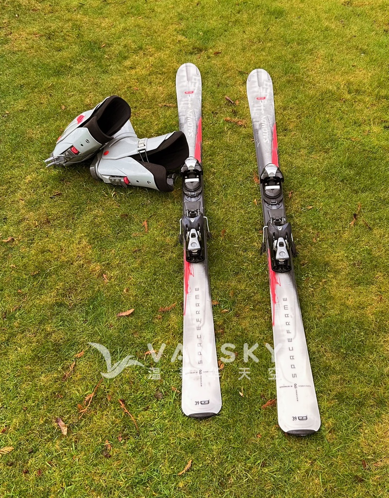 名牌滑雪双板Salomon Ski 和boots 