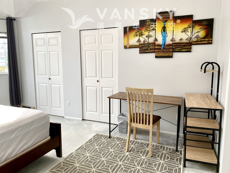 列治文独立屋楼上独立卫浴大套房出租