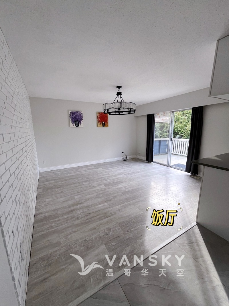 列治文新装修house二楼4b2b 独立大门出入