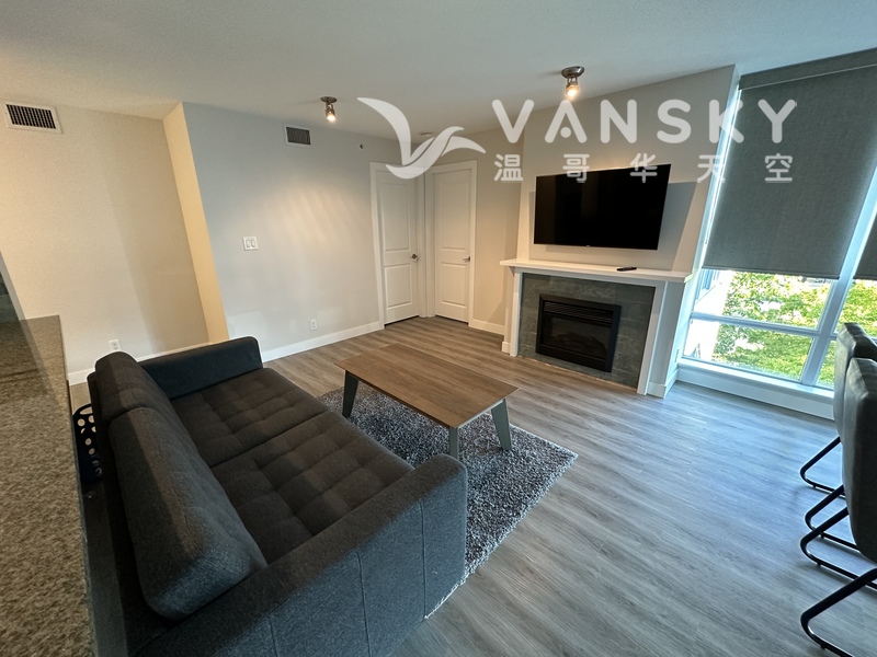 Richmond Centre天车站2房2卫含全套家具2车位公寓出租