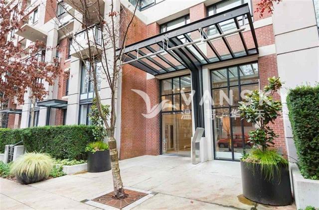 温哥华市中心Yaletown高档公寓一房一厅一书房