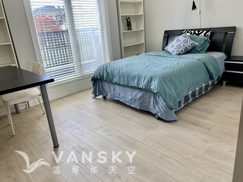 温哥华交通中心区域独立屋楼上有1间套房岀租