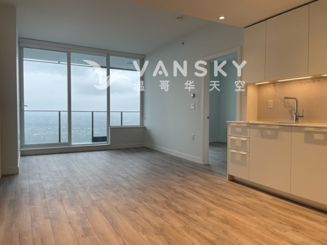 Metrotown高层新两房带空调出租