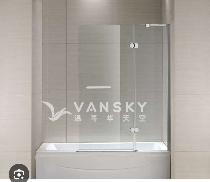 6mm 钢化玻璃浴缸隔离门