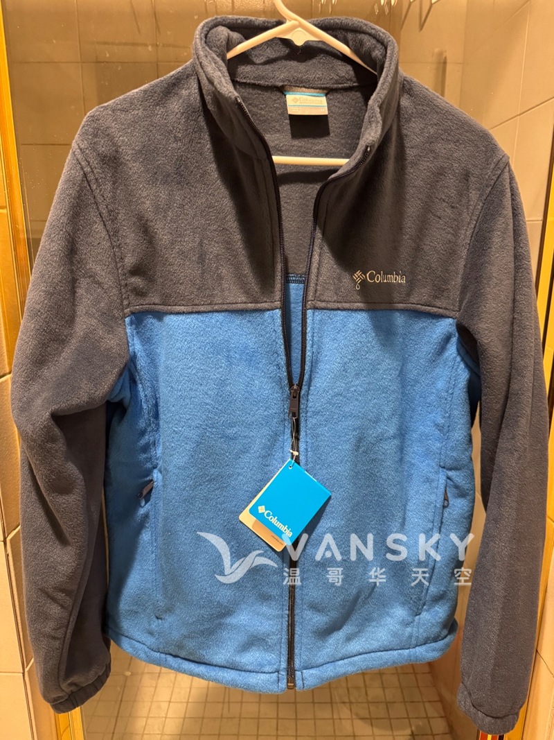全新Columbia 抓绒拉链卫衣，M
