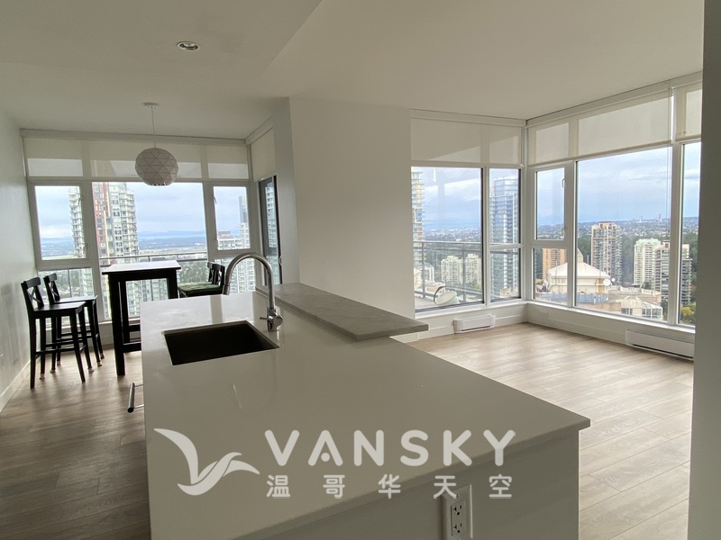 Metrotown Station Square   38樓270度景觀2房衞公寓出租