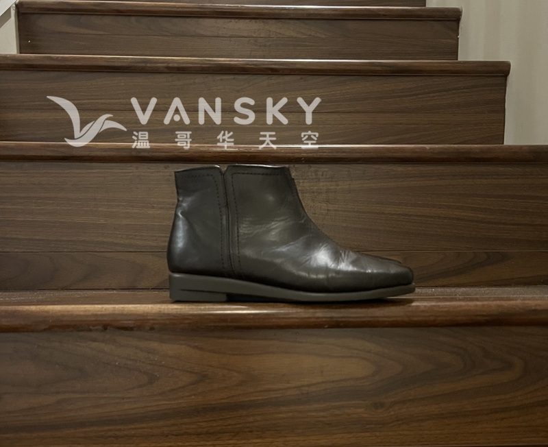 回流大甩卖 | 秋冬必备经典棕色短靴踝靴 | Aerosoles 棕色真皮踝靴短靴 | 5.5码 