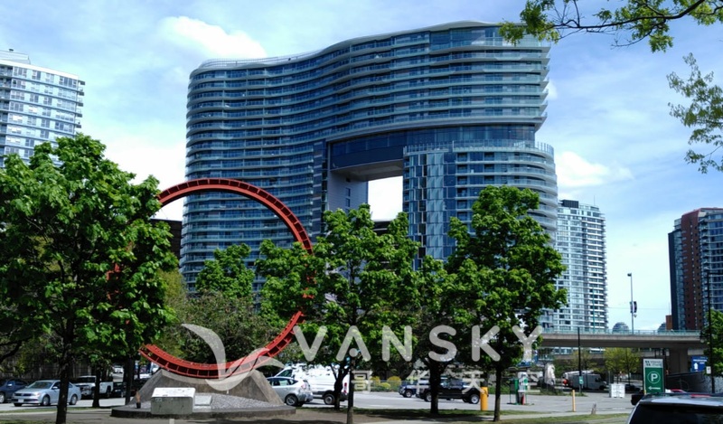 温哥华市中心海边一室一厅高层公寓$2900.