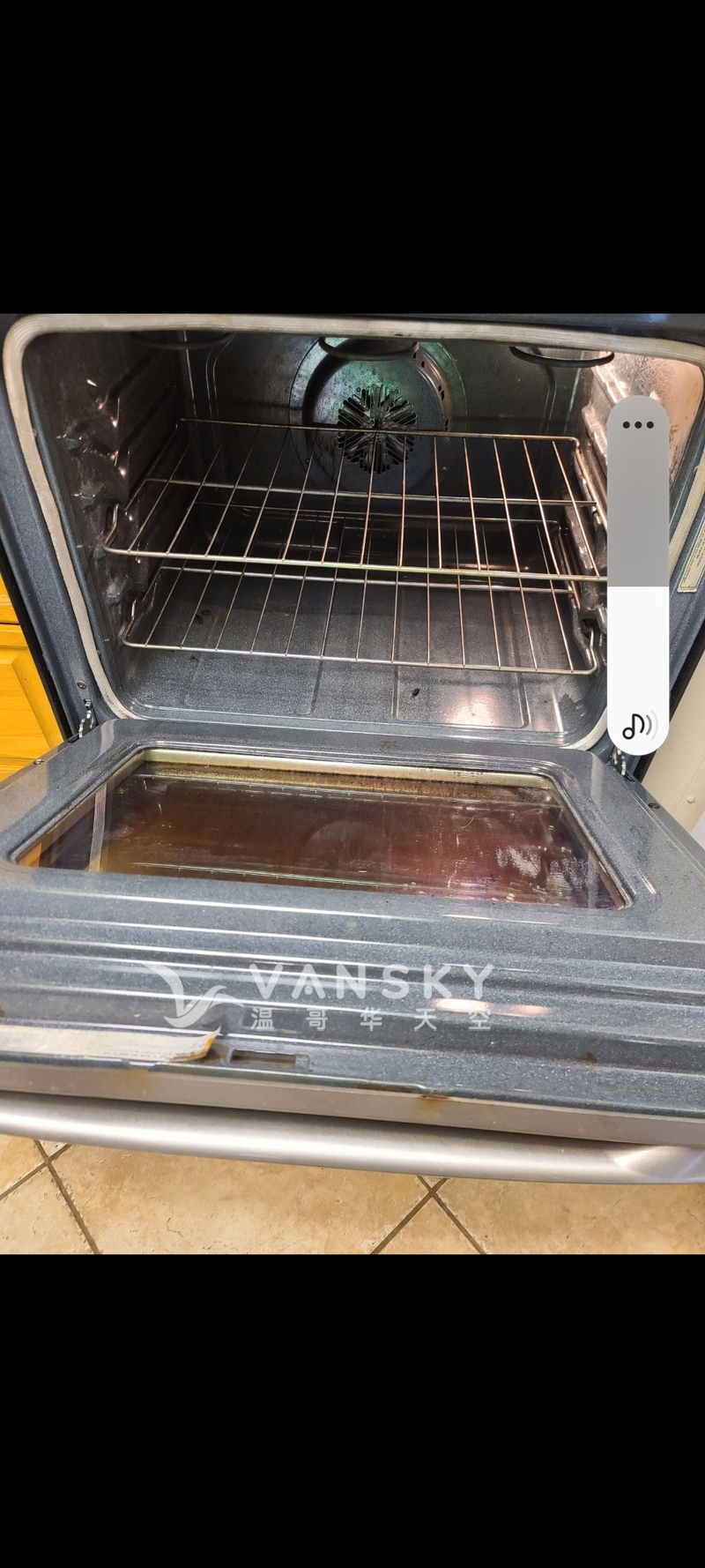 干净冰箱电烤箱和冰箱