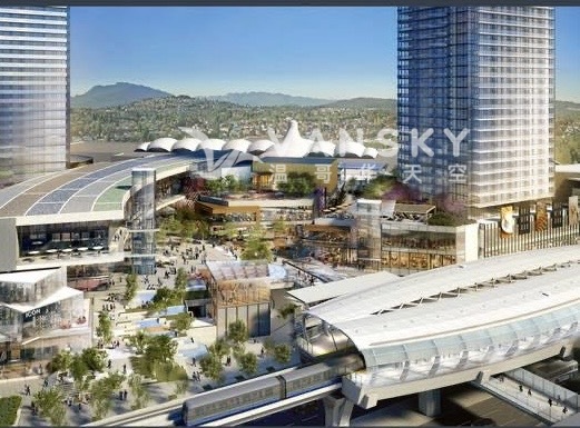 本拿比Brentwood小两房两卫高層公寓出租