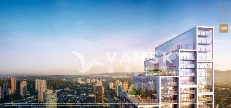 两房两卫高层公寓Metrotown出租