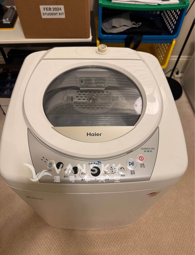小海尔洗衣机（220伏电压 有变压器）