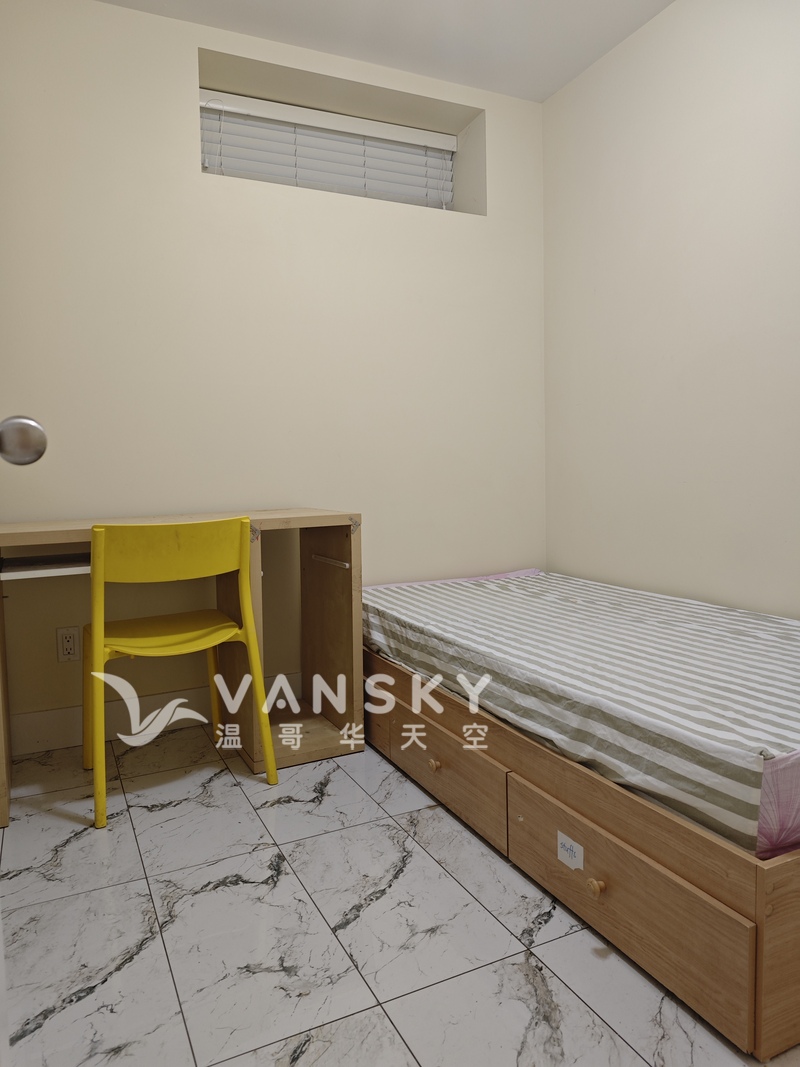 10分钟左右步行到地铁站basement单房分租