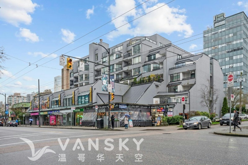 温哥华 Downtown 市中心 Robson街 公寓 獨立 2房 1卫