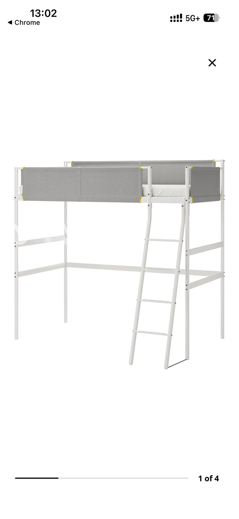 宜家上下床床垫