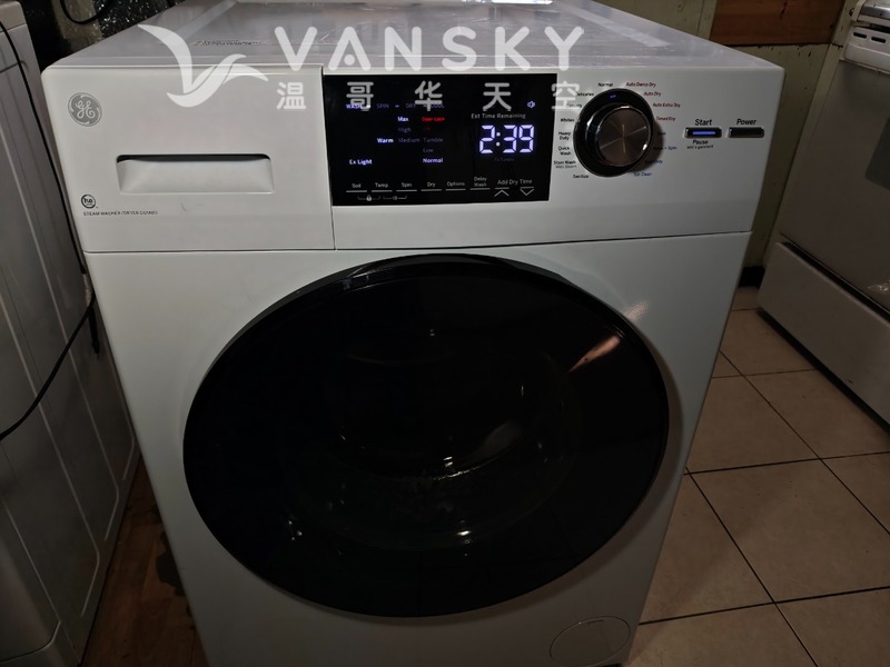 GE 24" 滚筒洗衣干衣一体机$720