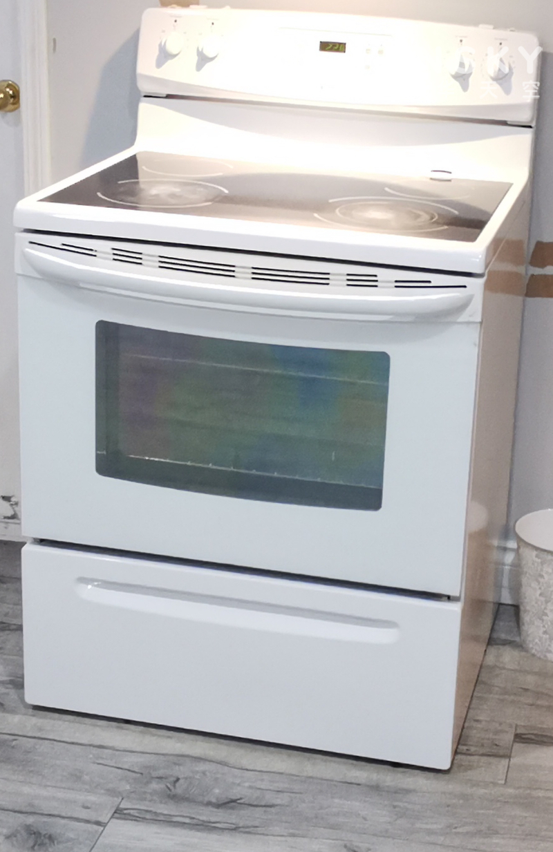 如新白色 Stove 炉头 带烤箱